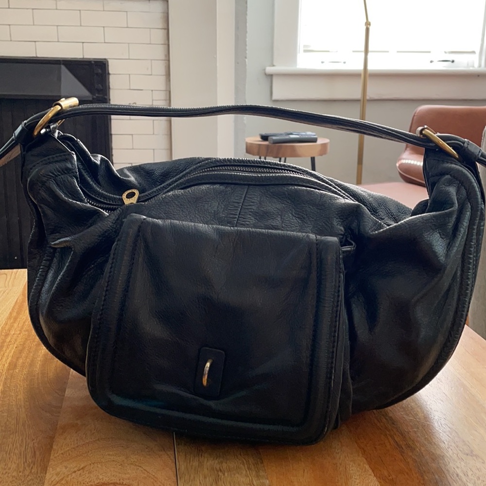 Marc by Mac Jacobs Bombay Mevie LEATHER hobo purse